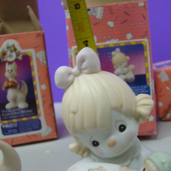 LOT of 3 pcs Precious moments, 1993-1997 in box membership items - Picture 14 of 16